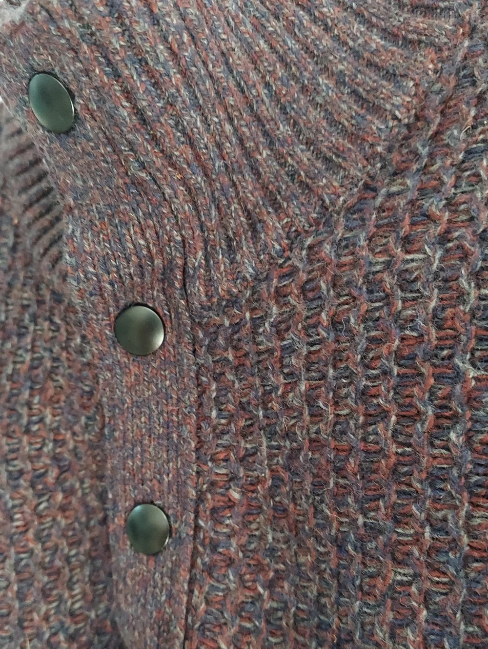 Banana Republic Sweater, Size L, Wool, Eggplant Purple Heather Knit